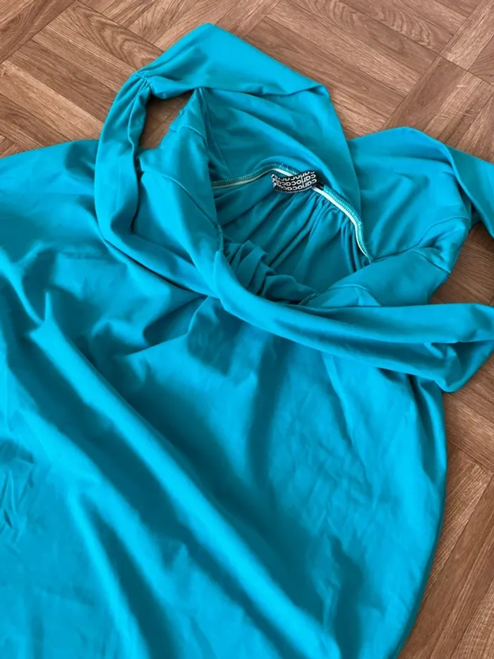 Robe de plage bleu turquoise Carioca (NEUF) - photo numéro 3