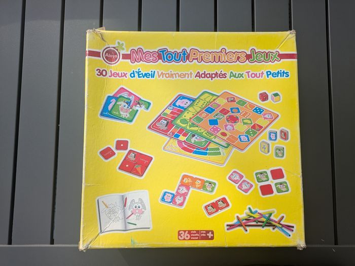 Boîte multijeux mes tout premiers jeux animaux enfant - photo numéro 2