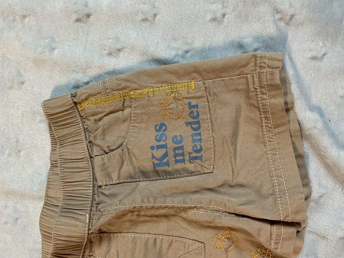 short beige taille élastique naissance influx - photo numéro 4