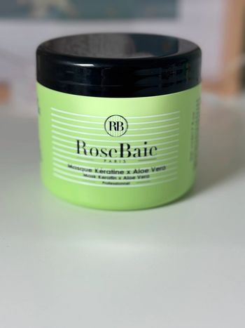 Pot masque capillaire à la kératine aloès vera RoseBaie 500 ml