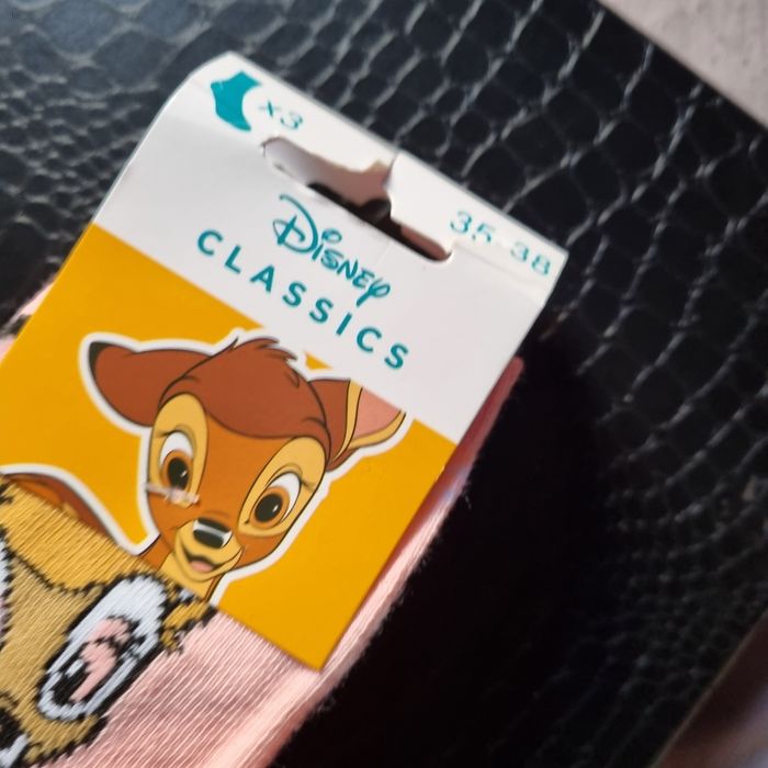 lot de 3 paires de chaussettes Disney Bambi taille 35 / 38 🎁 neuf - photo numéro 2