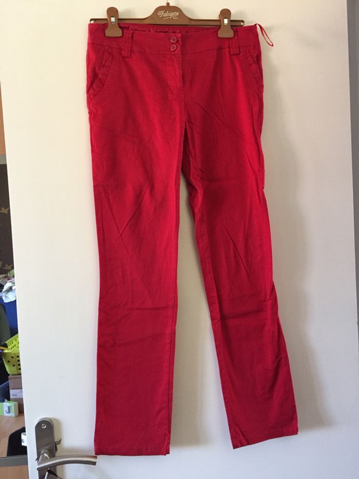 Pantalon rouge Mim Taille 38