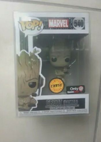 Funko pop 540 Groot Édition Chase Gamer Rare neuve