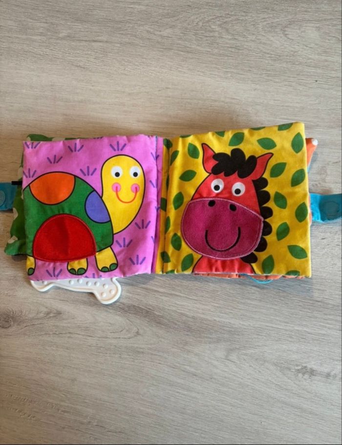 Livre d’éveil en tissus / animaux / Galt - photo numéro 4