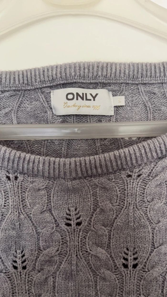 Pull gris Only - photo numéro 4