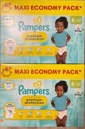 Pampers premium t6 (2×70)