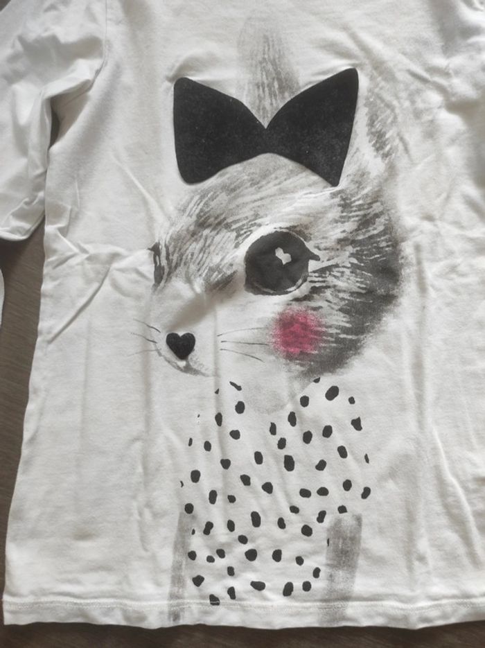Tee-shirt manches longues fille 10 ans - photo numéro 2