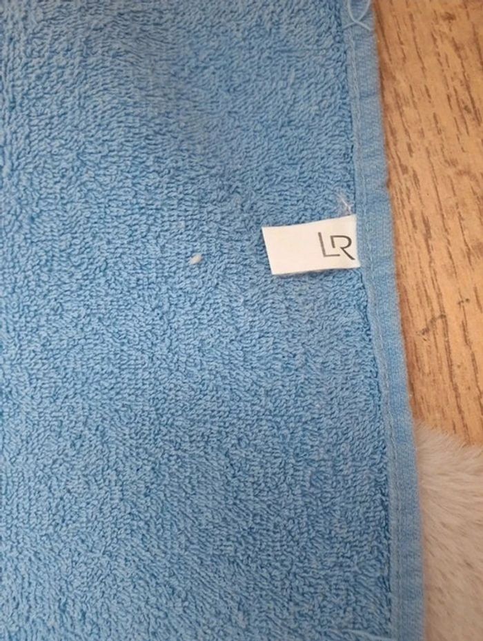 Lot de 2 serviettes bleue et blanche Elle et Lui La Redoute - photo numéro 5