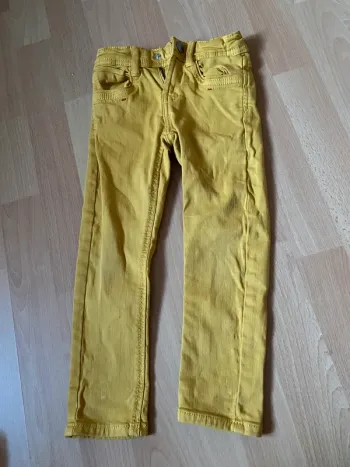 Pantalon jeans Skinny moutarde Okaidi Taille 3 ans - 98 cm