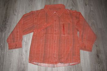 CHEMISE ML ORANGE GARÇON "ORCHESTRA" - 7 ANS - n°01