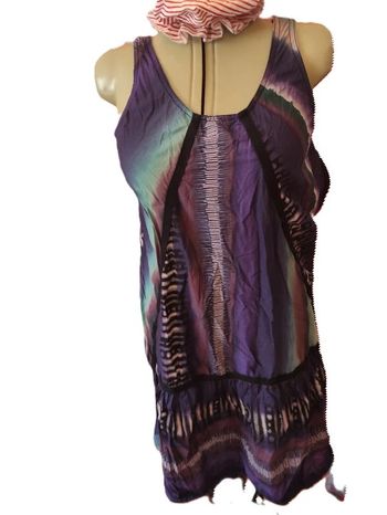 Robe violet multicouleurs Mado et les autres  40 42