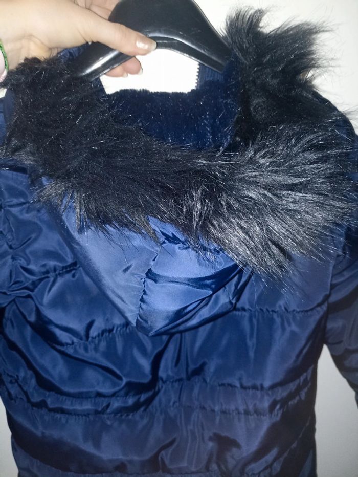 Manteau doudoune 10ans bleu foncé - photo numéro 5