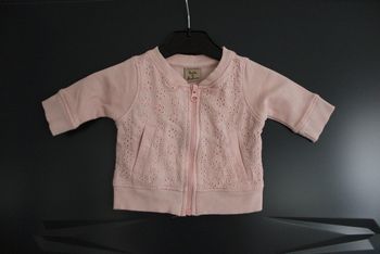 Veste zippée taille 3 mois 60 cm