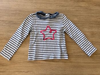 Teeshirt manches longues fille Okaïdi 4 ans