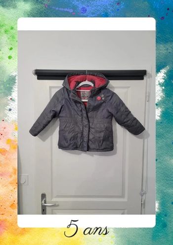 blouson d'hiver / gris / 5 ans