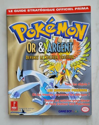 Guide Officiel Pokémon Version Or et Argent Prima 🇫🇷
