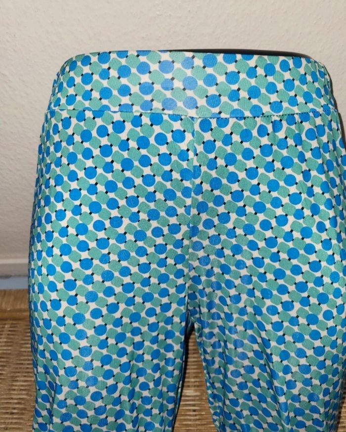 Pantalon imprimé motifs géométrique style vintage - photo numéro 2