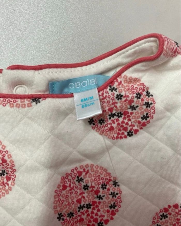 Pull bébé fille - neuf - Obaïbi - Taille 6 mois - photo numéro 2