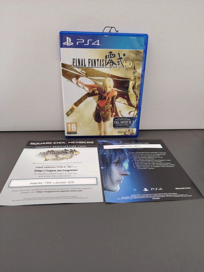 Boîtier Final Fantasy type-0 HD Ps4