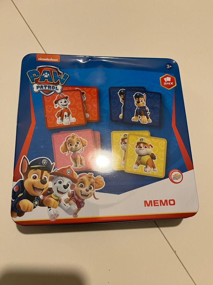 Jeu de mémo Pat Patrouille