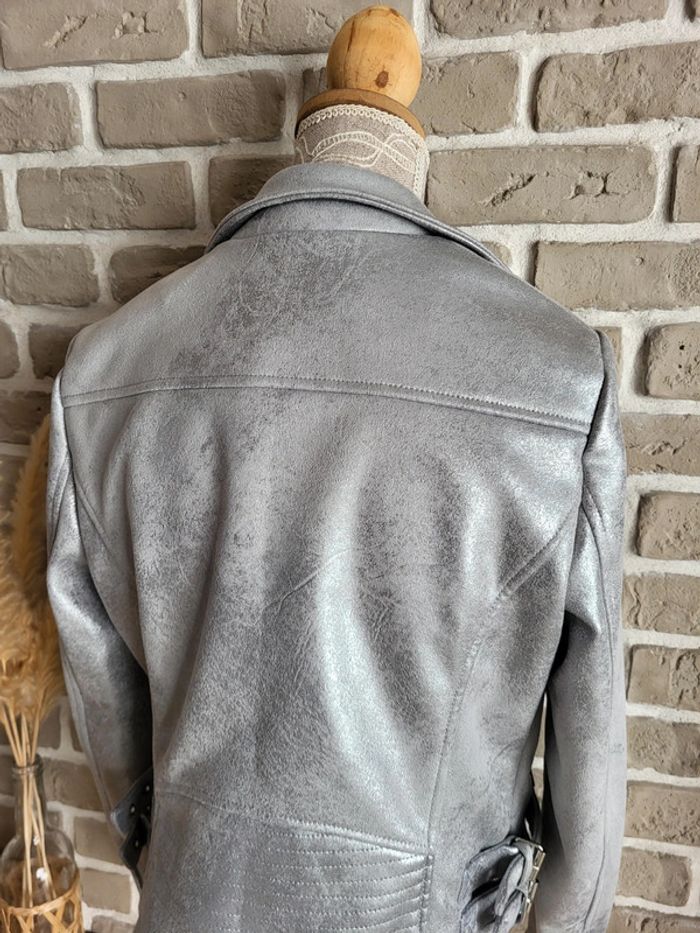 Perfecto argenté Morgan - Neuf - photo numéro 12