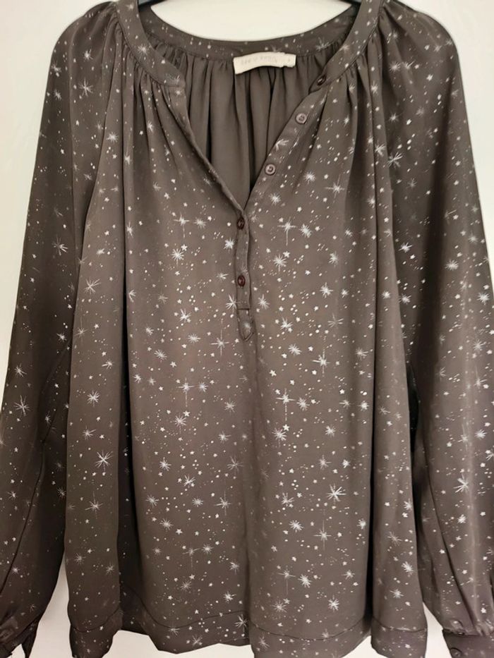 Blouse manches longues See U Soon taille 2 étoiles argentées