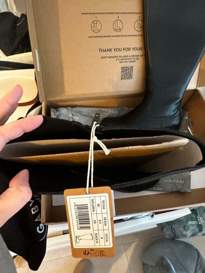 Bottes noires en cuir - Gabylou - photo numéro 6