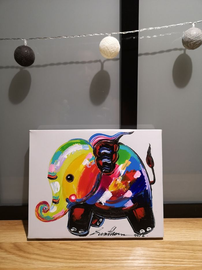 Tableau éléphant