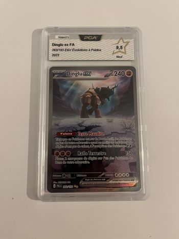Carte Pokémon Dinglu 263/193 PCA 9,5