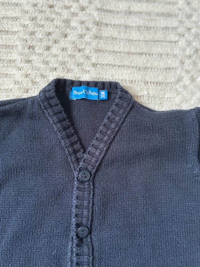 Gilet bleu marine 3 ans - photo numéro 3