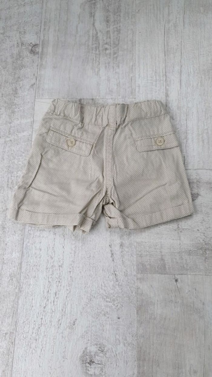 Ensemble tee-shirt + short Taille 3 mois - photo numéro 5