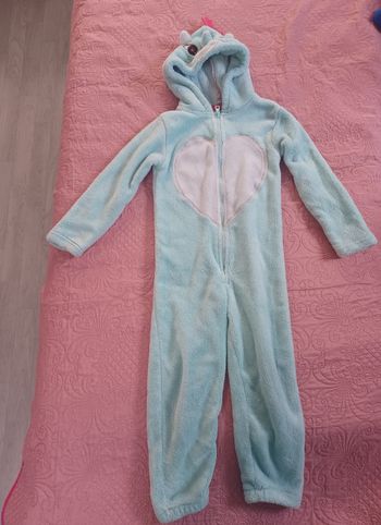 Pyjama licorne vert polaire tissaia