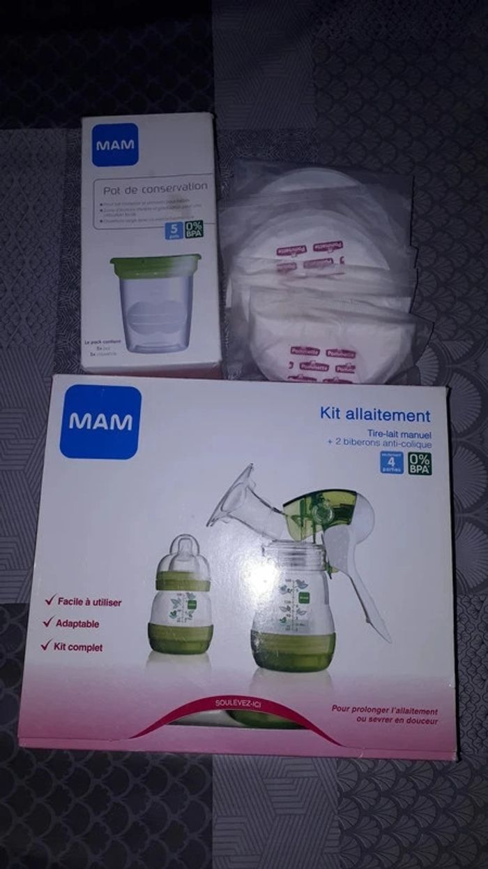 MAM Tire-lait Manuel et kit d'allaitement