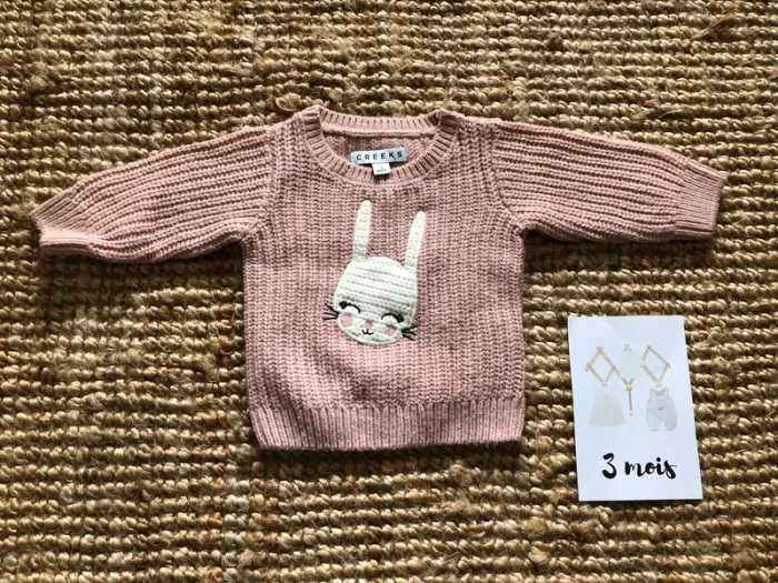 Pull épais vieux rose