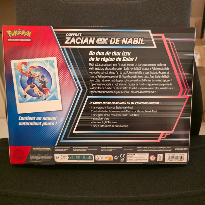 Pokémon Coffret Zacian ex de Nabil (2EV9/ 1EV8/ 1EV2) - photo numéro 2