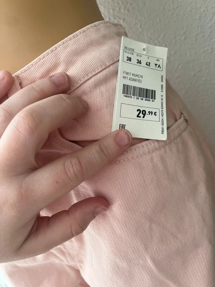 Jean mom pilule neuf étiqueté taille 38 - photo numéro 2