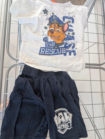Pyjama short chase pat patrouille 6 ans