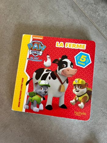 Livre sonore pat patrouille