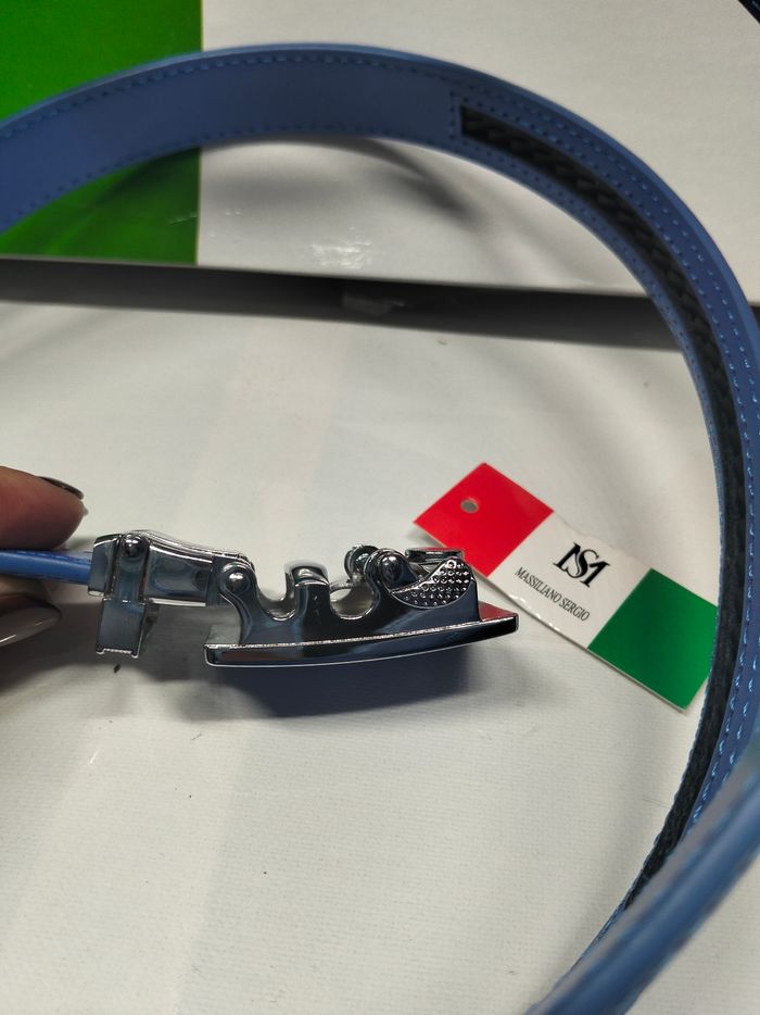 Ceinture en cuir Massiliano Sergio - photo numéro 4