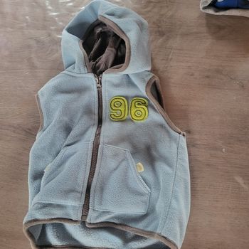 Veste sans manches garçon 12 mois