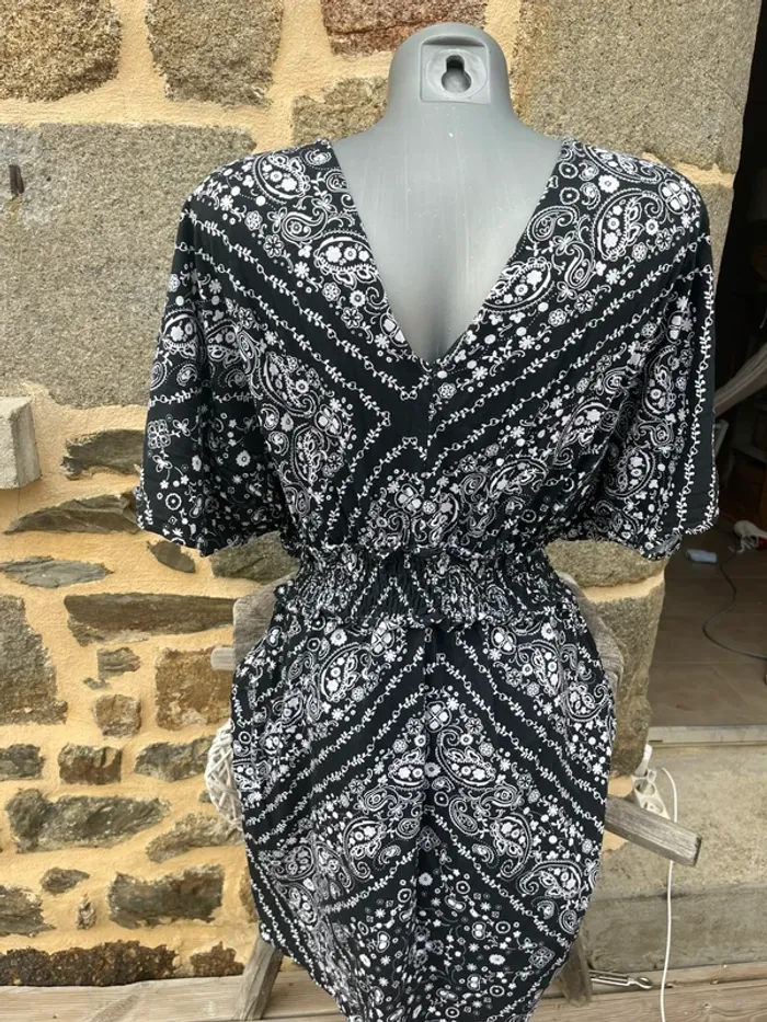 Robe noir motif blanc - Tezenis - photo numéro 5