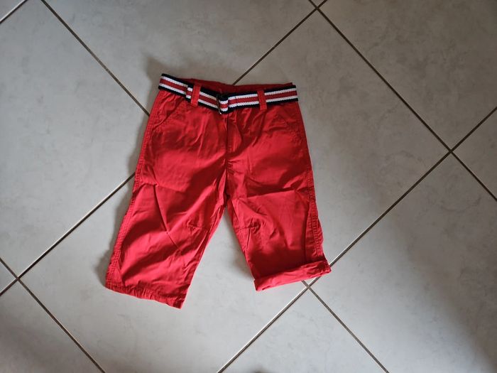 Bermuda rouge garçon 8 ans U31 - photo numéro 2