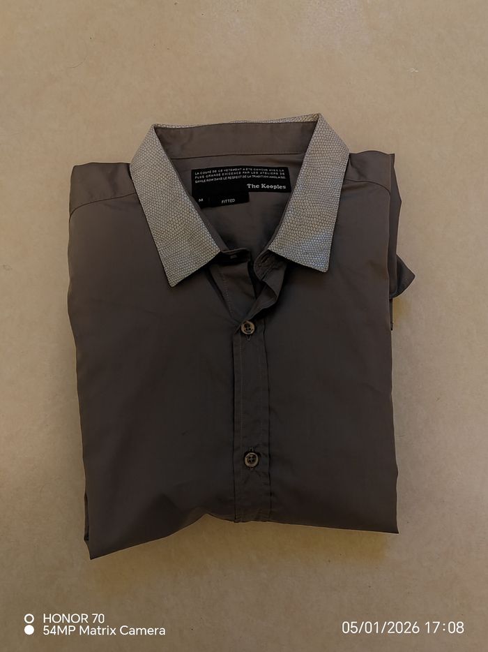 Chemise en lin col style python - photo numéro 8