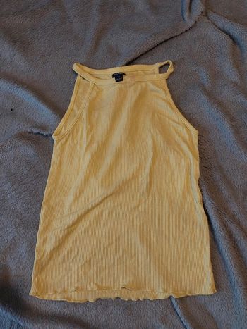 Débardeur jaune taille 8 ans