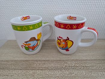 LOTS DE 2 MUGS FIZZY