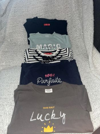 Lot de 5 tshirts manches longues 3 ans