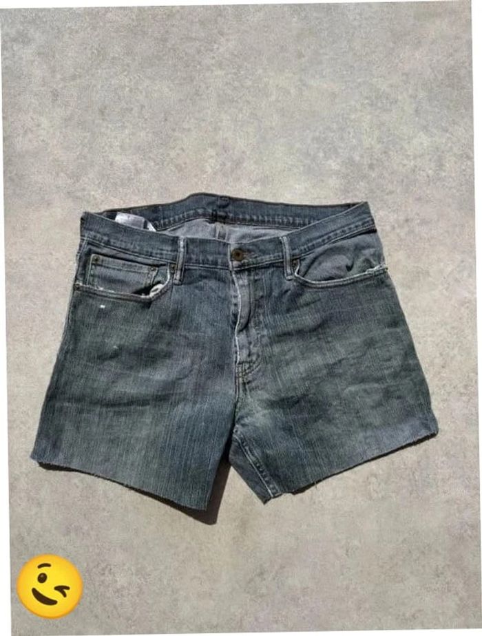 Short Levi's 514 W34 FR44 Bleu Femme Women #SHO121 - photo numéro 3