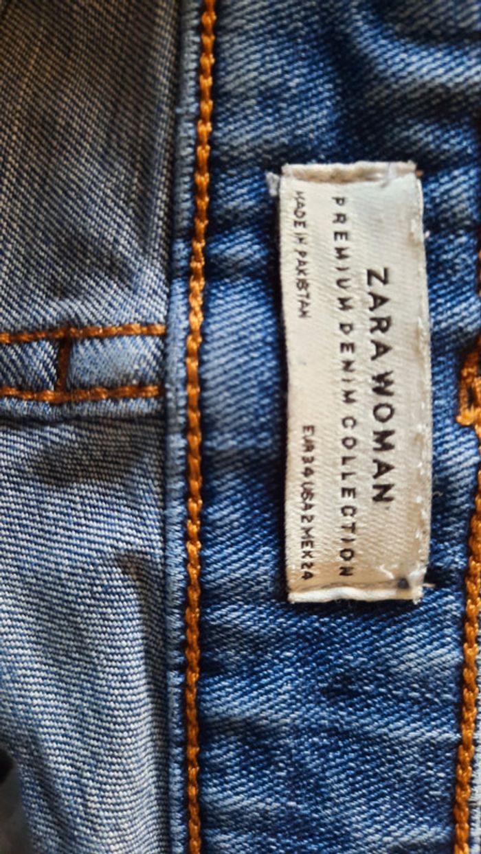 Jean bleu Zara taille 34 - photo numéro 10