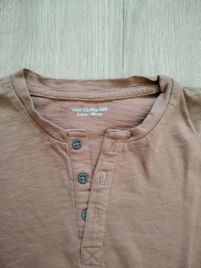 Lot 4 t-shirt manches longues unis 2 ans - photo numéro 5