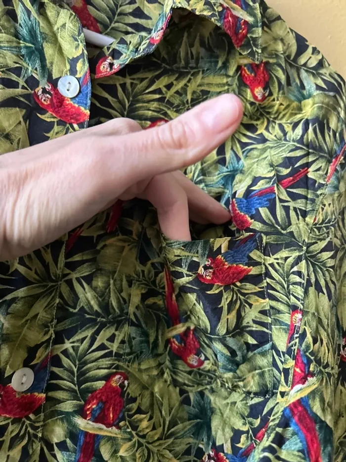 Chemise vintage Soie - photo numéro 5